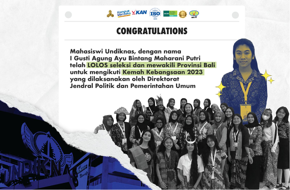 Perwakilan Mahasiswa UNDIKNAS Kembali Mengharumkan Universitas dalam Kemah Kebangsaan Bagi Generasi Muda 2023: Menggugah Semangat Nasionalisme dan Internalisasi Pancasila