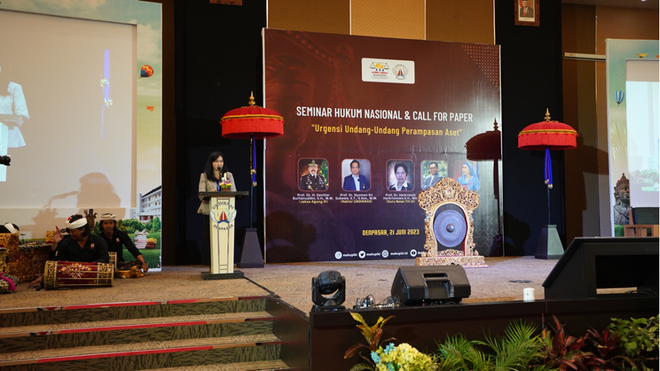 Urgensi Legislasi Perampasan Aset Dijajaki dalam Seminar Nasional dan Munas MAHUPIKI