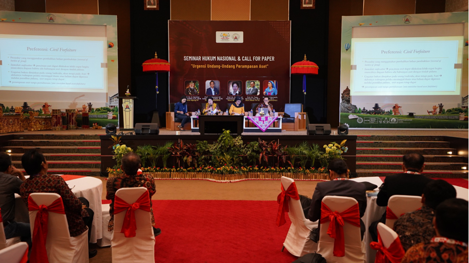 Urgensi Legislasi Perampasan Aset Dijajaki dalam Seminar Nasional dan Munas MAHUPIKI