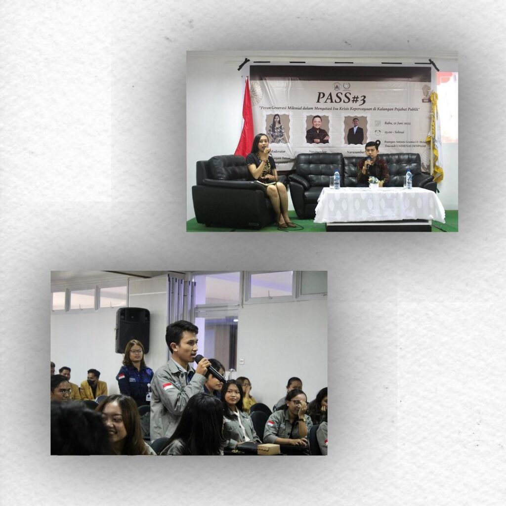 Mengatasi Isu Krisis Kepercayaan di Kalangan Pejabat Publik: PASS#3 UNDIKNAS Melibatkan Generasi Milenial