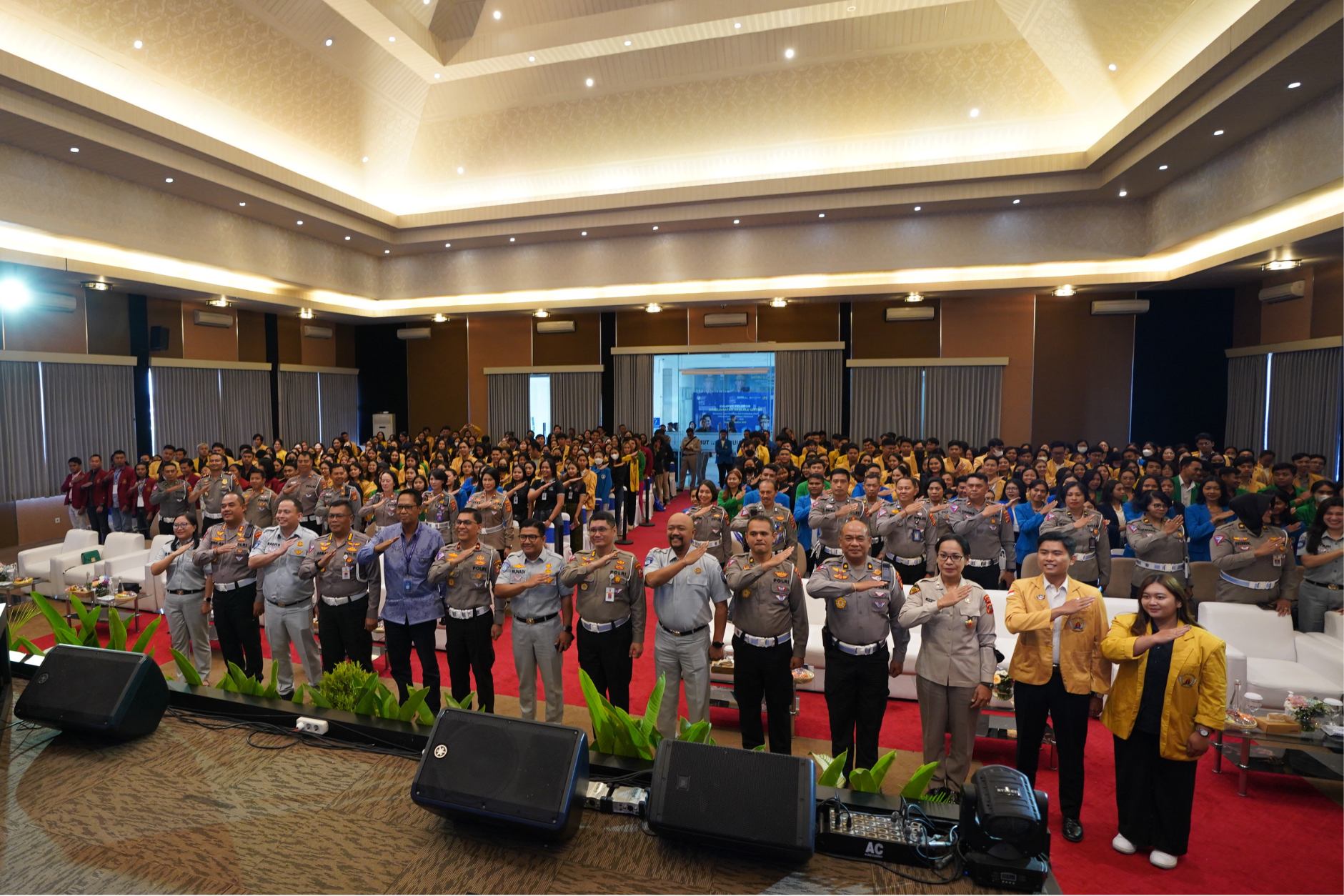 Jasa Raharja dan Korlantas Polri Menggelar Kegiatan Kampus Pelopor Keselamatan Berlalu Lintas bersama Universitas Pendidikan Nasional