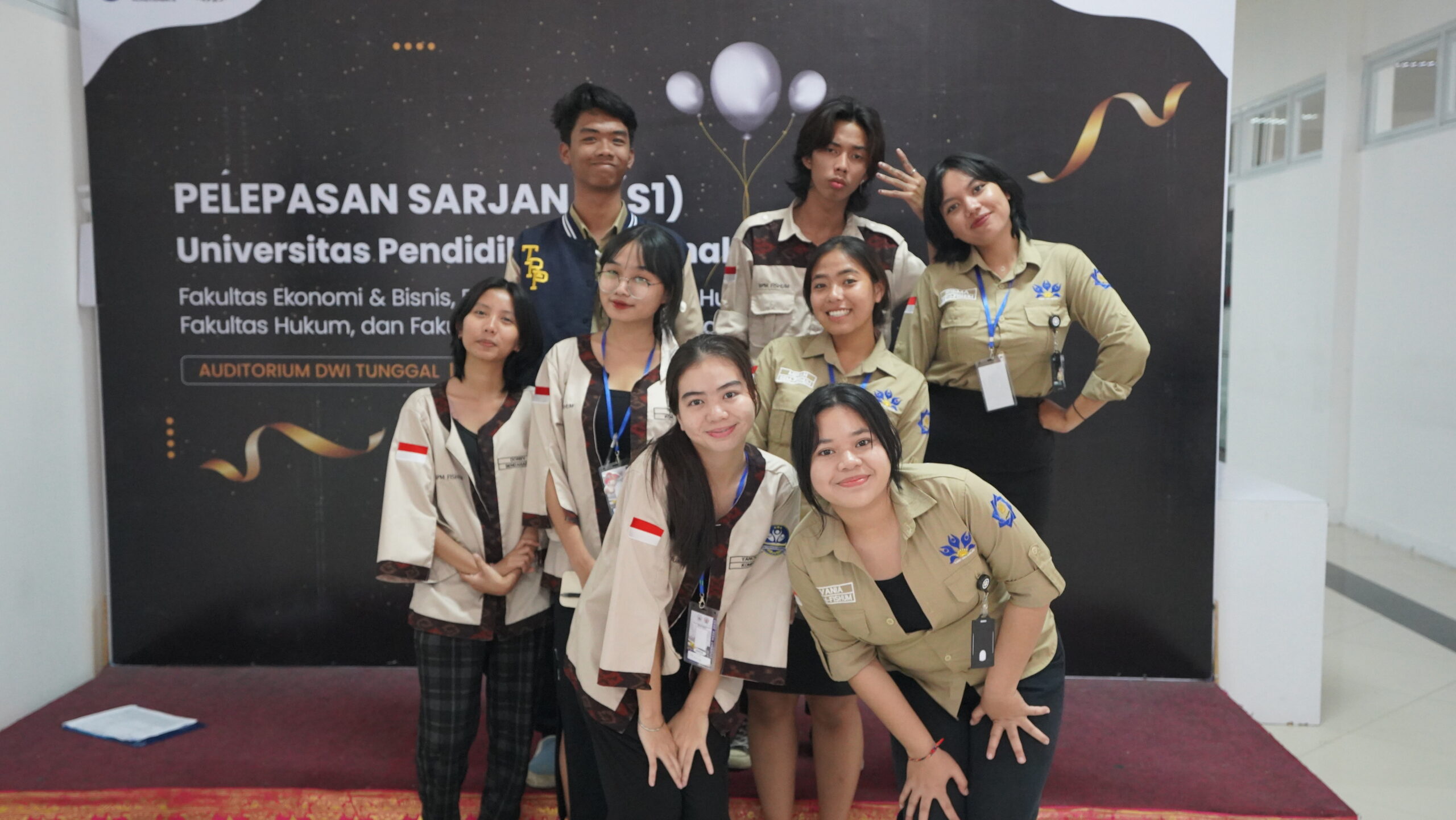 Day 1 Student Week 2023: Mahasiswa Baru Universitas Pendidikan Nasional Memulai Perjalanan Akademiknya