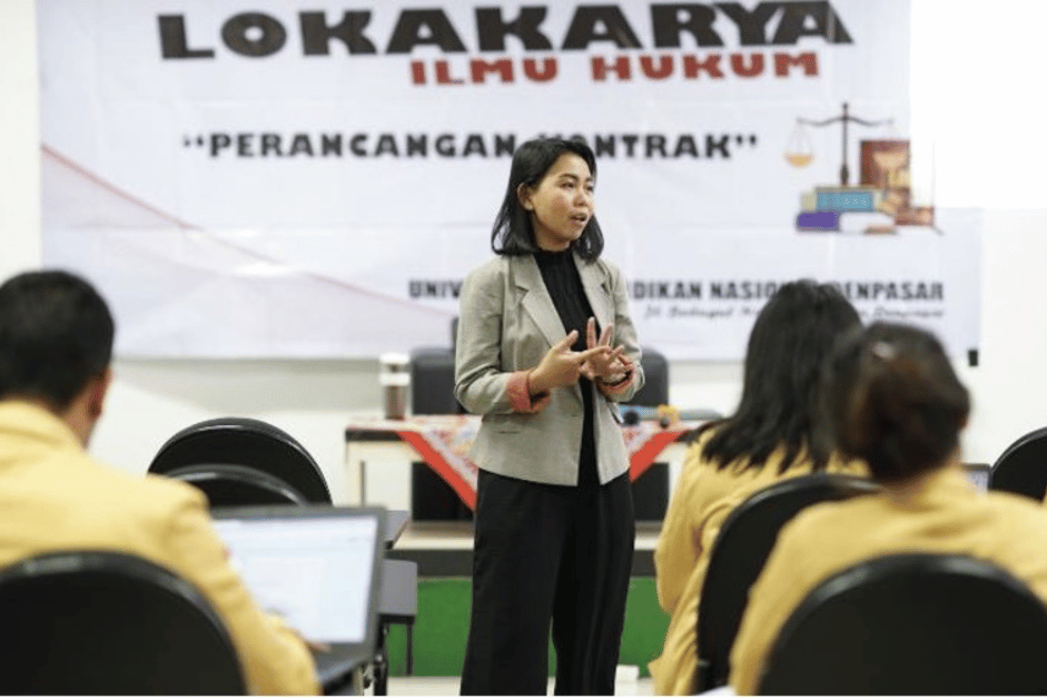 Meningkatkan Pemahaman Hukum Melalui Lokakarya Perancangan Kontrak di Universitas Pendidikan Nasional