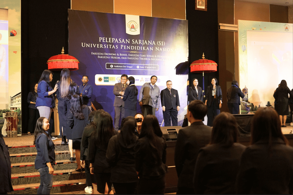 Ceremonial Release of Universitas Pendidikan Nasional Graduates for February 2024 Period