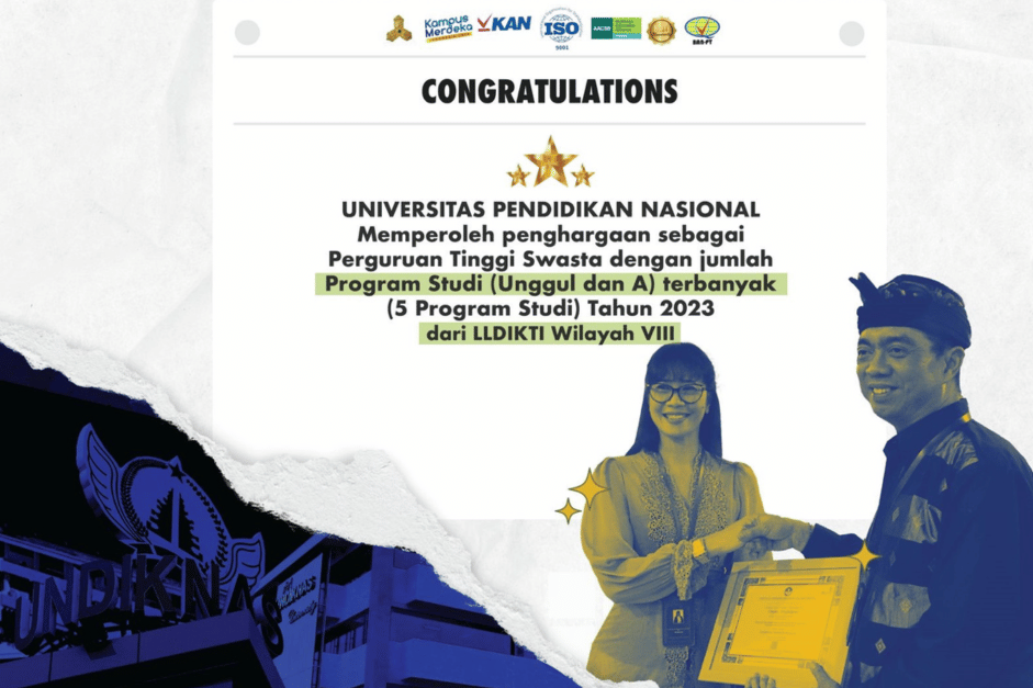 Universitas Pendidikan Nasional (Undiknas) Kembali Sabet Penghargaan Bergengsi dari LLDIKTI Wilayah VIII
