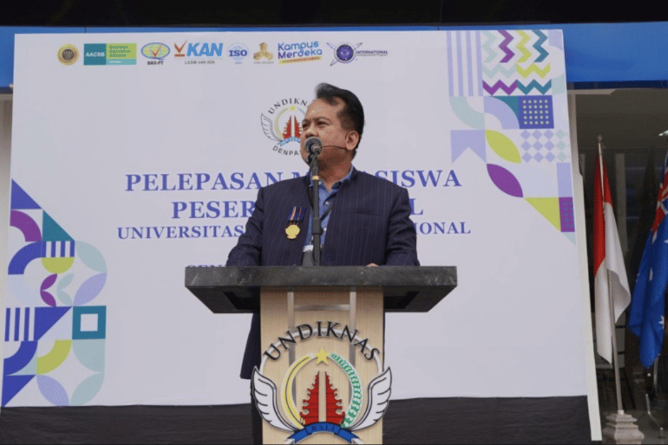 Pelepasan KKN Tematik Universitas Pendidikan Nasional (UNDIKNAS) Menyongsong Pemilu 2024 : Undiknas Kampus swasta terbaik di bali