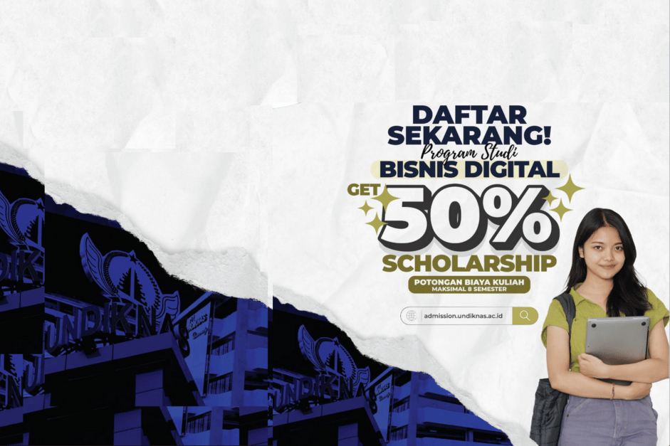 Program Studi Digital Bisnis Undiknas : Siap Memimpin Transformasi Bisnis di Era Digital. Kampus swasta terbaik di Bali