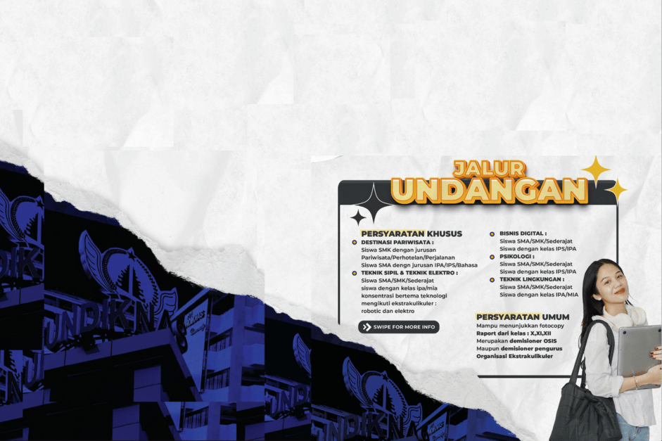 Pendaftaran Mahasiswa Jalur Undangan Universitas Pendidikan Nasional Resmi diBuka. Universitas swasta terbaik diBali