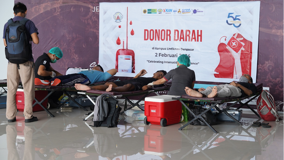 Humanitarian Action: Blood Donation in the Framework of the 55th Undiknas BUDINATA