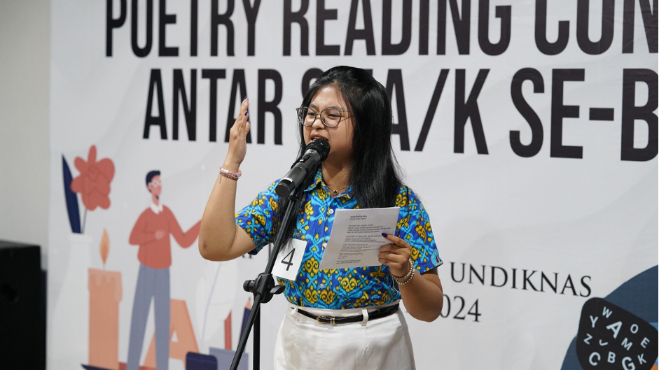 Budinata Poetry Reading Contest: Meriahkan Bulan Dies Natalis ke-55 Universitas Pendidikan Nasional. kampus swasta terbaik di Bali