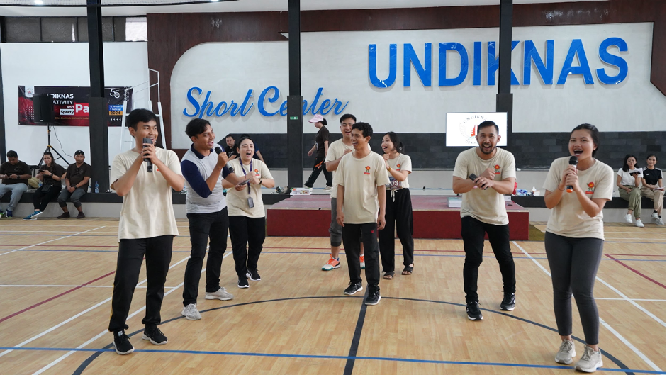 Perlombaan Yel-Yel Meriahkan Budinata ke-55 Universitas Pendidikan Nasional Denpasar. kampus swasta terbaik di bali, Undiknas