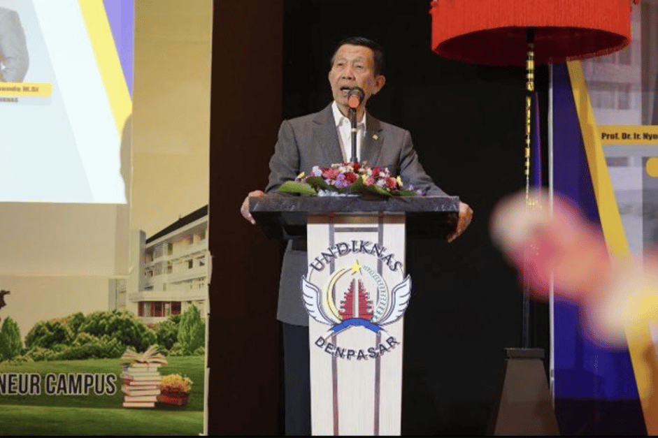 Sosialisasi Empat Konsensus Bangsa Bersama Made Mangku Pastika di Universitas Pendidikan Nasional